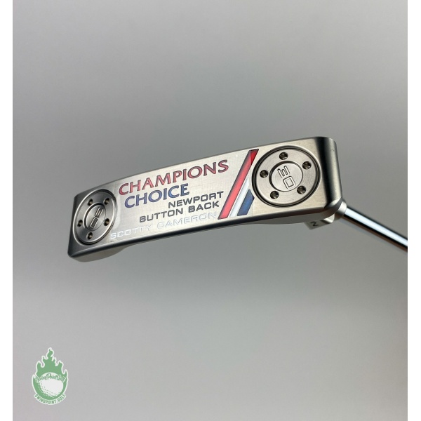 New RH Titleist Scotty Cameron Champions Choice Newport Button Back 35