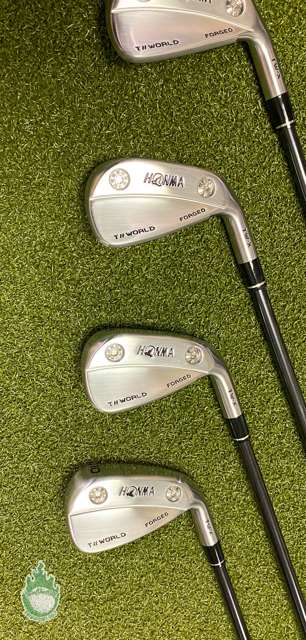 Honma T World Forged TW X Irons 4 10 Vizard 85g Stiff Flex Graphite