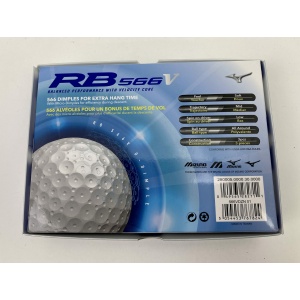 One Dozen Brand New Mizuno RB 566V Performance Golf Balls