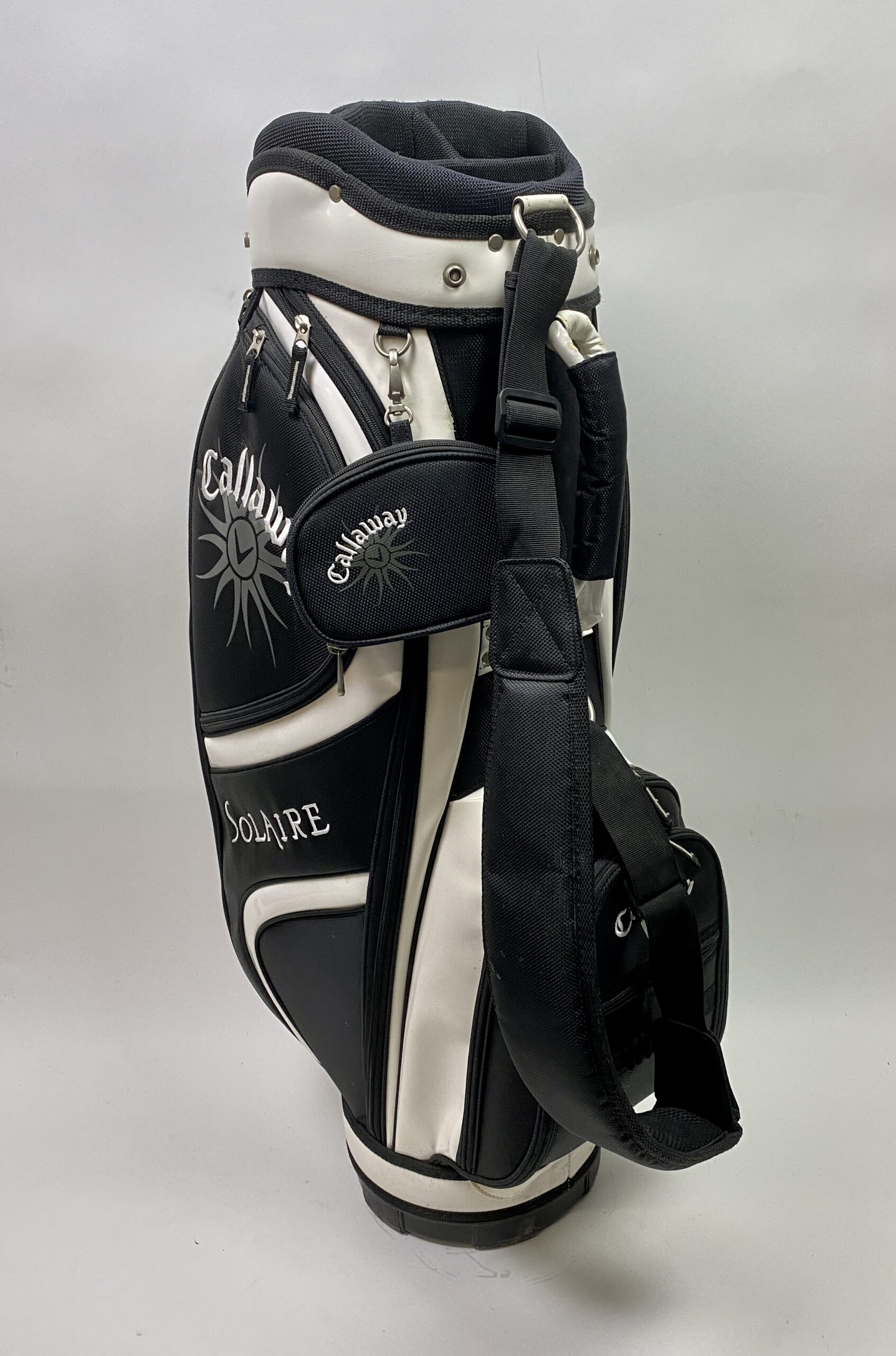 Callaway Solaire Staff Golf Bag 9-Way Divide Single Strap Black