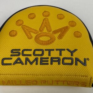 Scotty Cameron Yellow/Gray/Black Crown Mallet Milled Putters Headcover Brand New