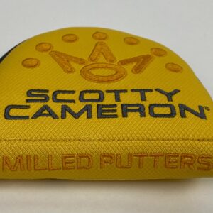 Scotty Cameron Yellow/Gray/Black Crown Mallet Milled Putters Headcover Brand New