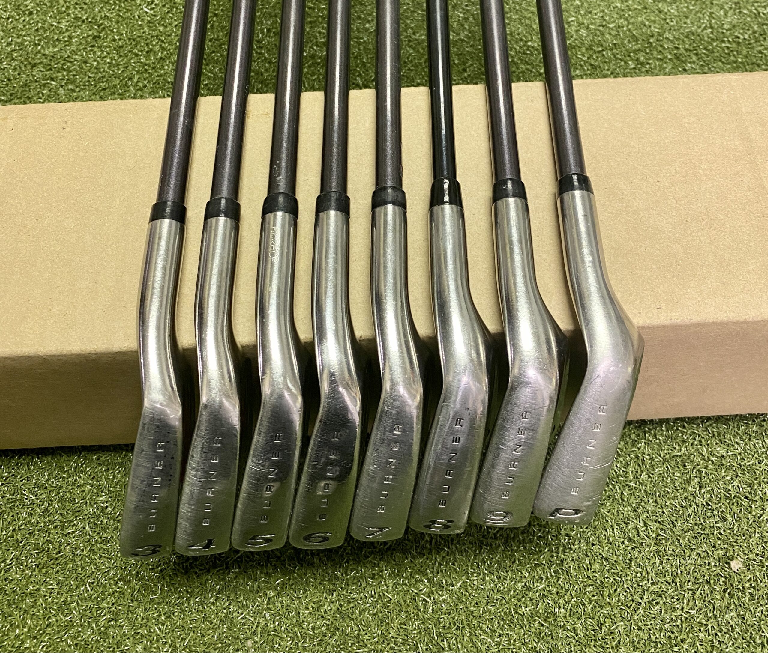 TaylorMade Burner Oversize Irons 3-PW 70g Senior Flex Graphite Golf ...