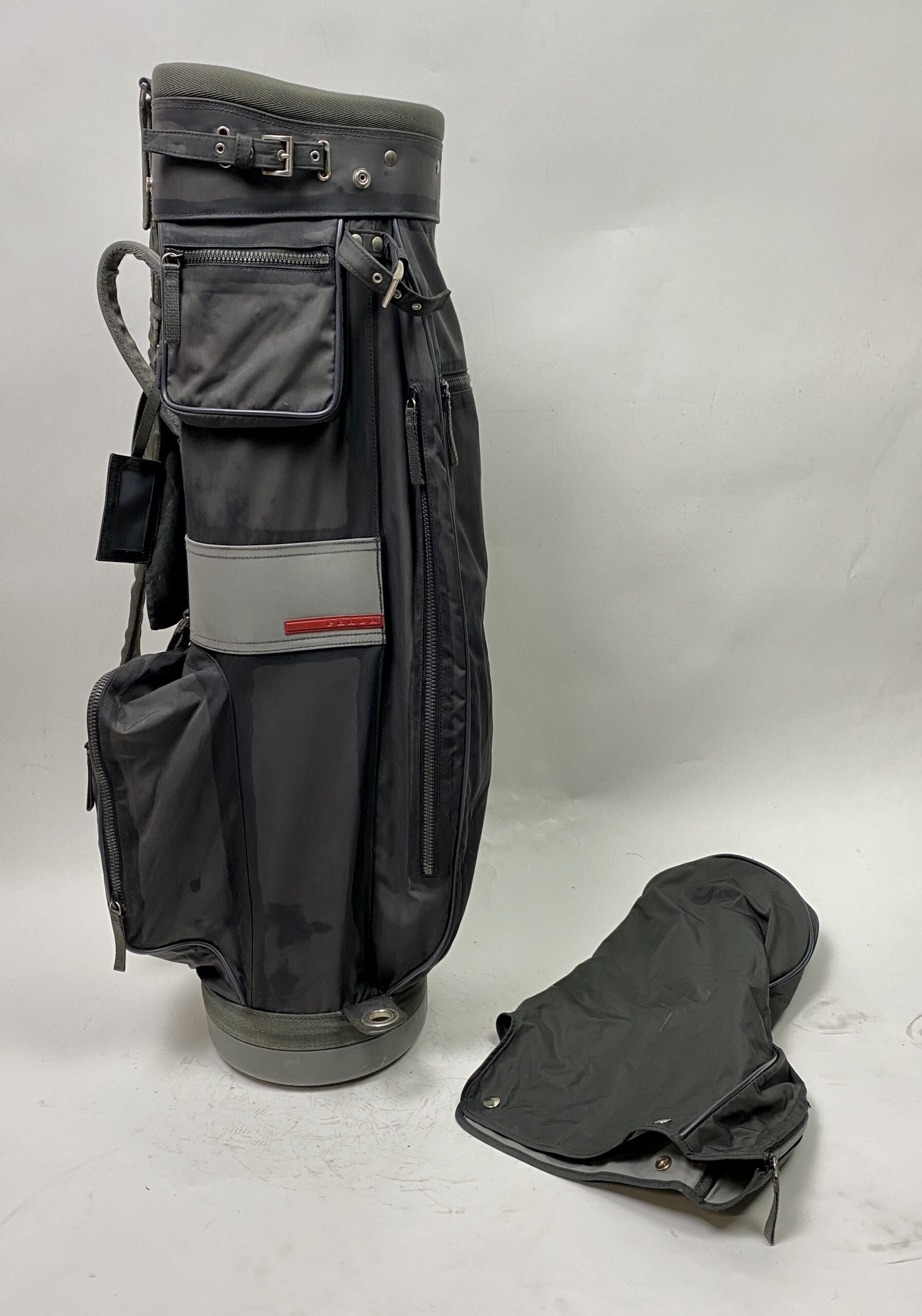 Used Prada 2005 Japan Exclusive Cart Golf Bag w/ Rainhood