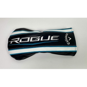 Used Callaway Golf Rogue Driver Headcover - Black/White/Blue