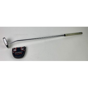 Used RH Odyssey Tank #7 35" Mallet Putter Steel Golf Club with Headcover