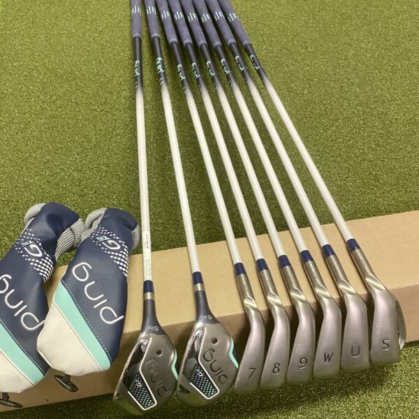 Ping Red Dot G Le Combo Irons 5H 6H 7-PW/UW/SW Ladies Graphite