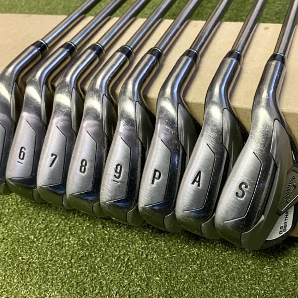 Callaway Big Bertha Irons 5-PW/AW/SW recoil 460 F2 Senior Graphite Golf ...