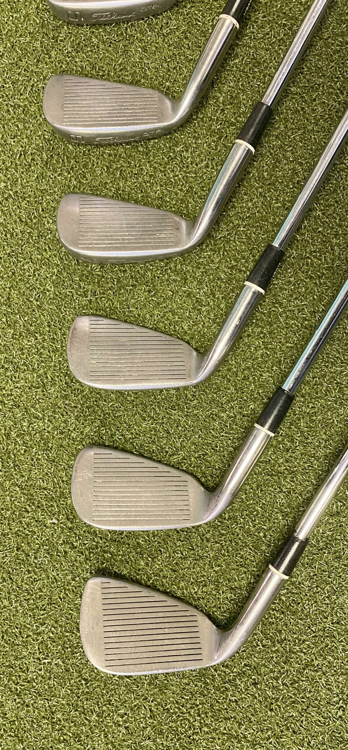 Used Right Handed Titleist DTR Irons 3-PW Regular Flex Steel Golf Set ...