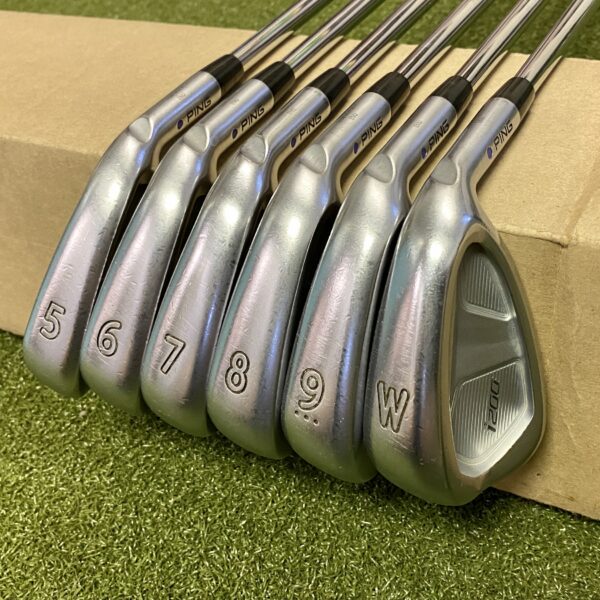 Used RH Ping Purple Dot i200 Irons 5-PW Project X 6.0 Stiff Flex