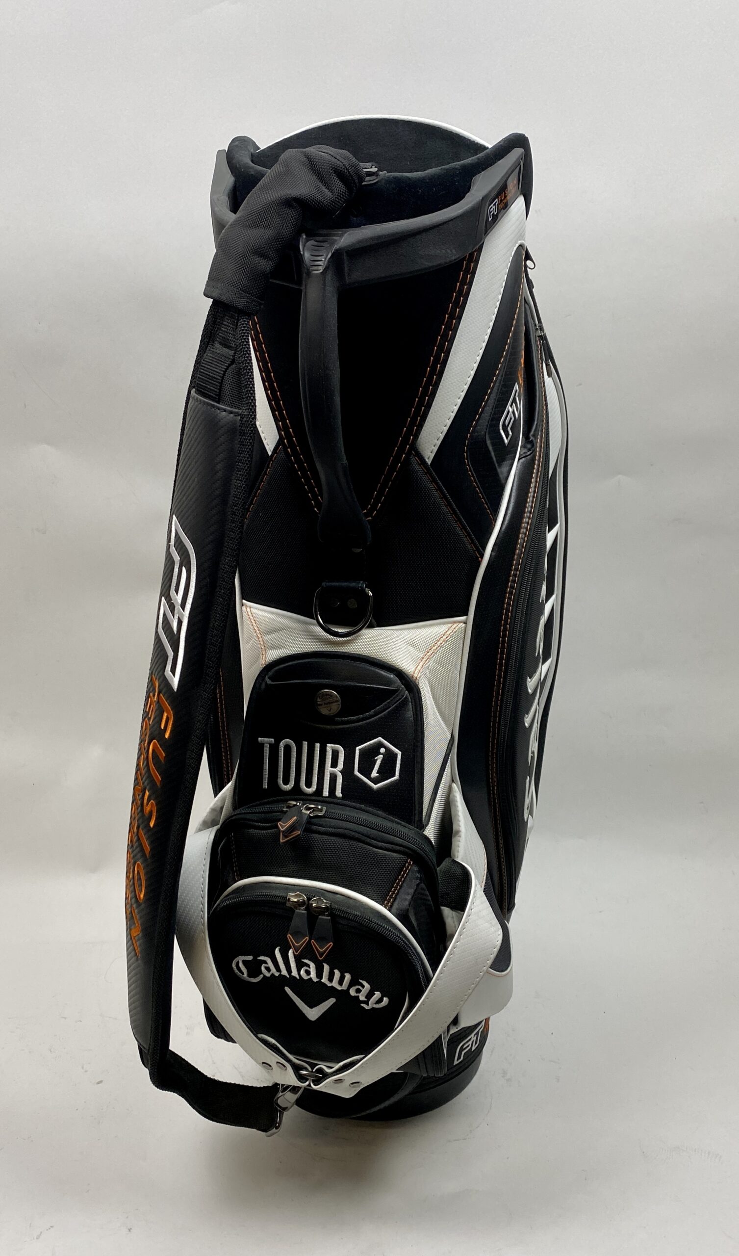 Used Black Vessel Prodigy Golf Cart/Carry Staff Bag 6/Way 11