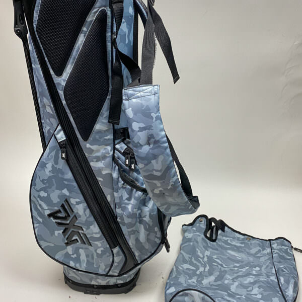 New PXG 2020 Carry Stand Bag Blue Camo w/ BackPack Straps And Rainhood ...