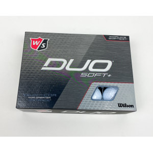12 NEW 2020 Wilson Staff DUO Soft+ White Golf Balls