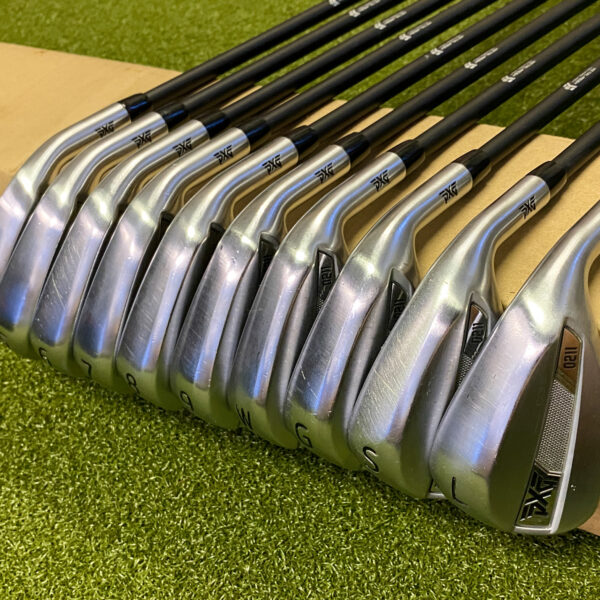 Used RH PXG 0211 COR2 Irons 4-PW/GW/SW/LW MMT 80g Stiff Flex