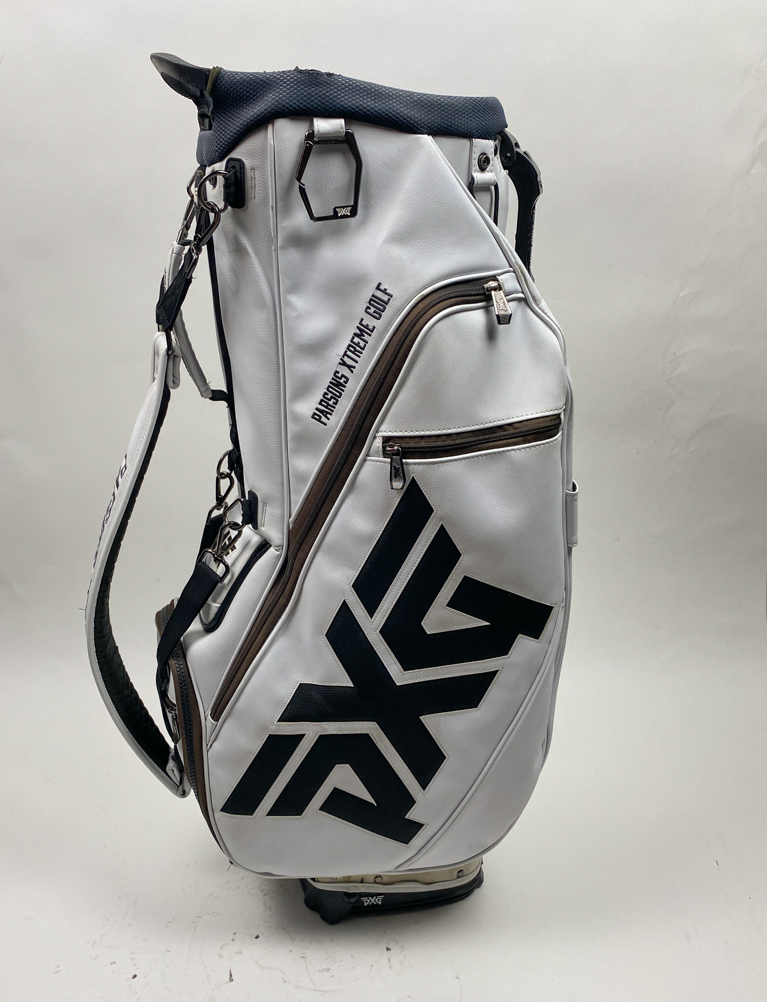 Used PXG Golf Stand Bag White 6-Way Parsons Extreme Golf Ships Free ...