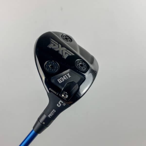 PXG 0341X Proto Fairway 5 Wood 18* Riptide Blue 60g 5.5 Reg Flex