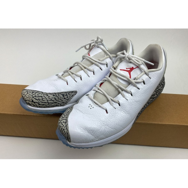 Used Nike Jordan ADG White Cement Men's Golf Shoes Size 11.5