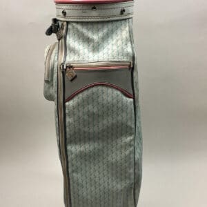 Used Vintage Dunlop Golf Bag White with Accessory Bag & Rainhood