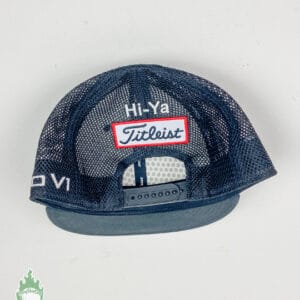 New Titleist Pro V1 Hi-Ya Tour Issued Flatbill Hat Mesh Black Antimicrobial