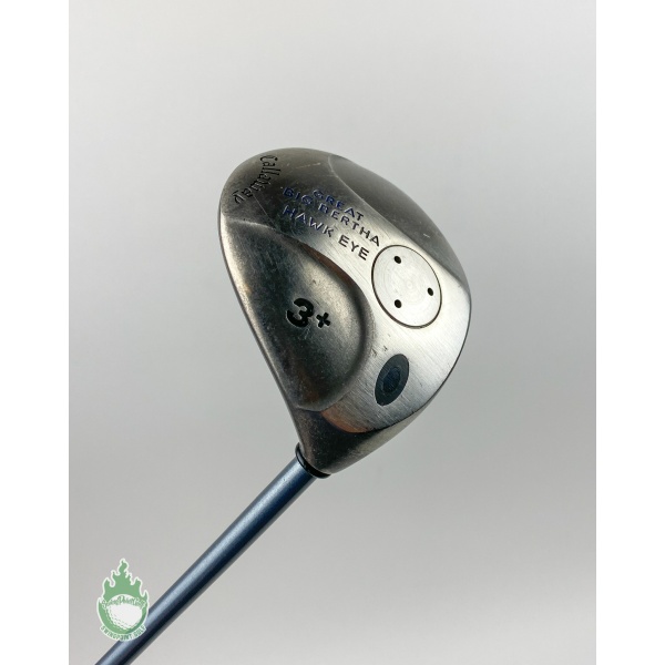 Used Callaway Great Big Bertha Hawk Eye 3+ Wood UL Firm Flex Graphite Golf Club