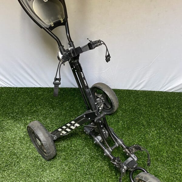 Used Tour Trek 3 Wheel Collapsible One Click Golf Push Pull Cart Ships ...