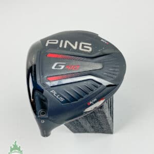 Used Left Handed Ping G410 Plus Driver 9* HEAD ONLY Golf Club Needs Screw