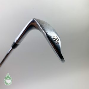 Used Titleist Vokey SM5 Tour Chrome M Grind Wedge 58*-08 Wedge Flex Steel Golf