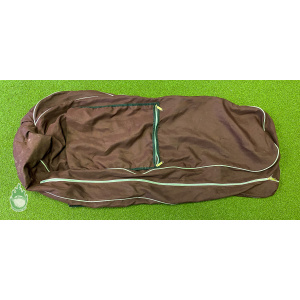 Used Vintage MacGregor Golf Mauve Fabric Golf Bag Travel Case- Ships Free