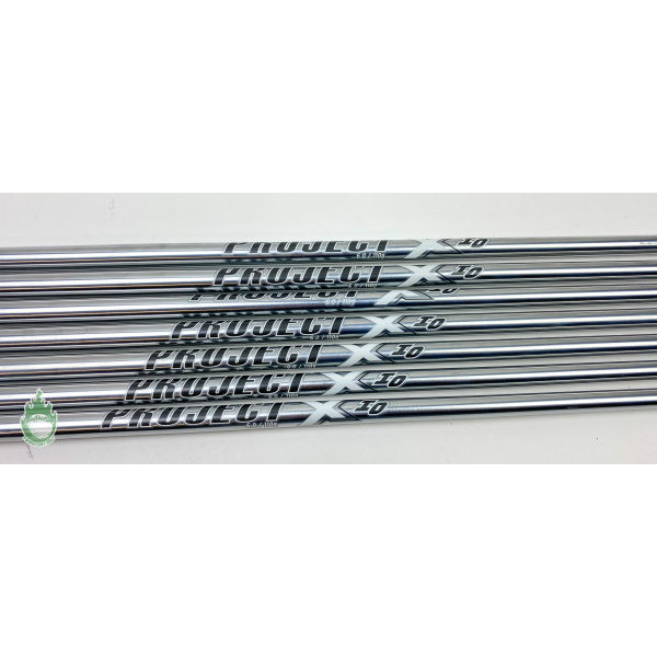 Used Project X IO Iron Shaft Set (4-PW) 110g 6.0 S-Flex Tapered