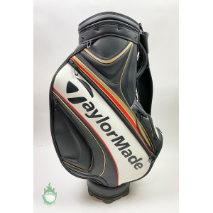 Used Taylormade Golf Staff Bag Embroidered Evergreen GC Black/White/Red