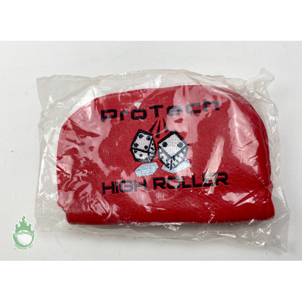 Brand New in Packaging ProTech High Roller Vinyl Mallet Putter Head Cover Red