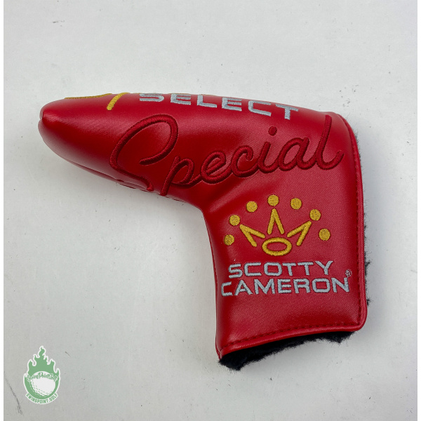 Used Scotty Cameron Special Select Putter Headcover - Red Blade Style Titleist