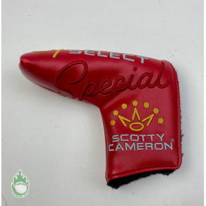 Used Scotty Cameron Special Select Putter Headcover - Red Blade Style Titleist