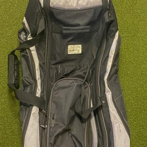 Used Bag Boy Golf Travel Case With Pivot Grip & Wheels - Black and Silver