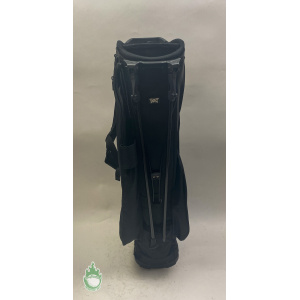 Used PXG Golf Stand Bag Black 4-Way Dual Straps Ships Free - Missing One Foot