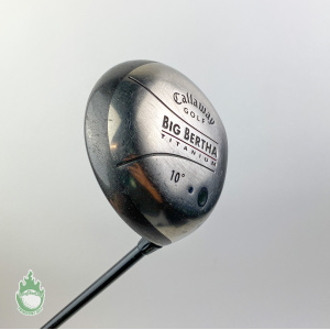 Used RH Callaway Big Bertha Titanium 10* Driver Firm Flex Graphite Shaft Golf
