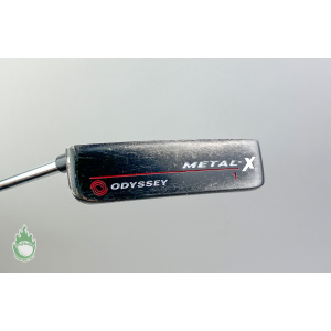 Used Left Handed Odyssey Metal-X 1 35" Putter Steel Golf Club