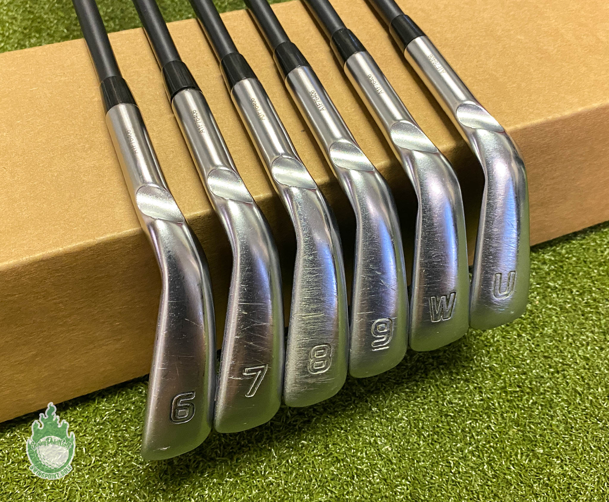 Ping Orange Dot G410 Irons 6-pw Uw Alta Cb Awt Senior Flex Graphite 