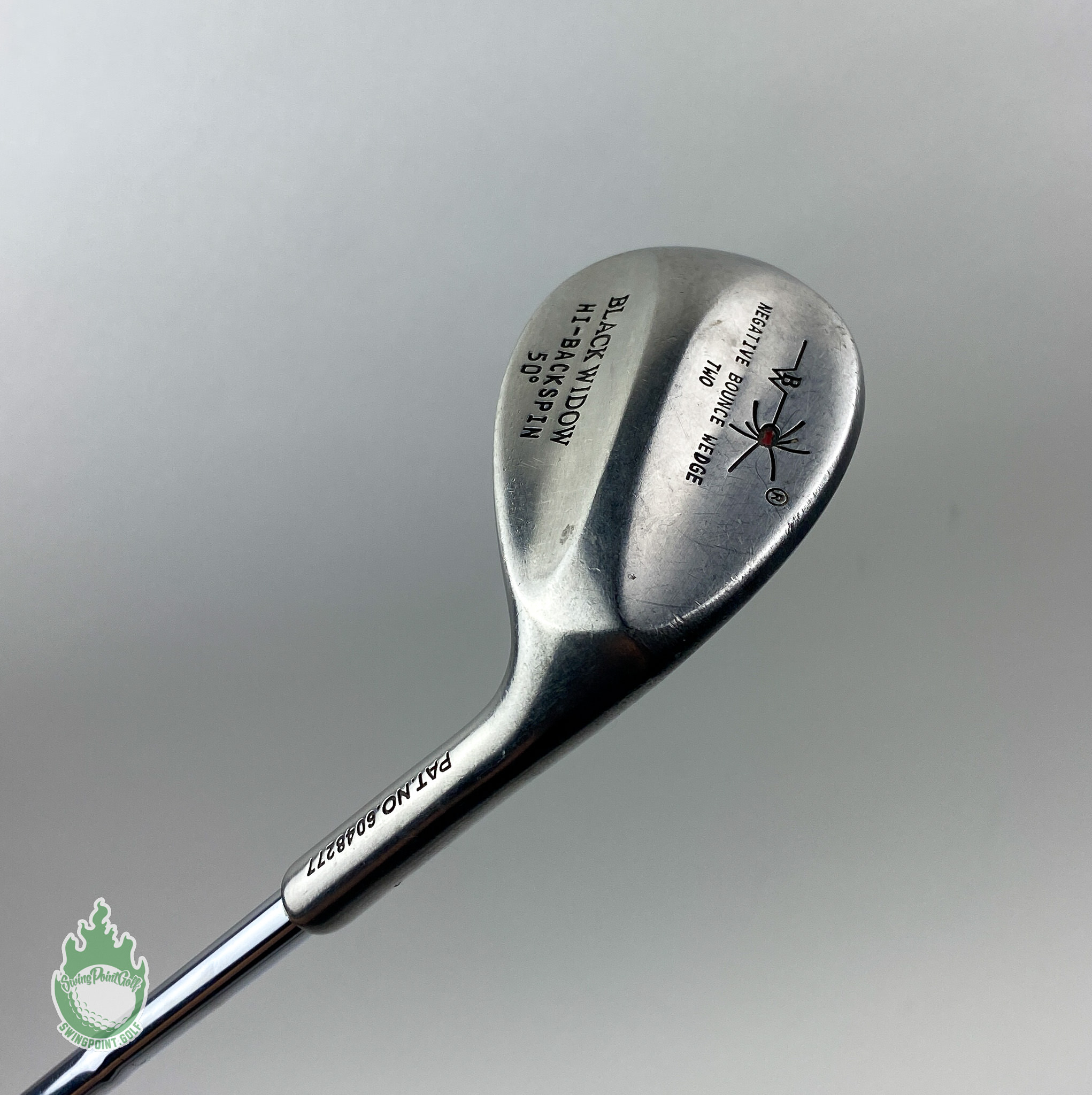 Used Black Widow Negative Bounce Wedge Two 50* Hi-Backspin Wedge Flex ...