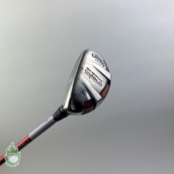 LEFT Hand Callaway Big Bertha Diablo 3 Hybrid 21° DRS Regular Graphite ...