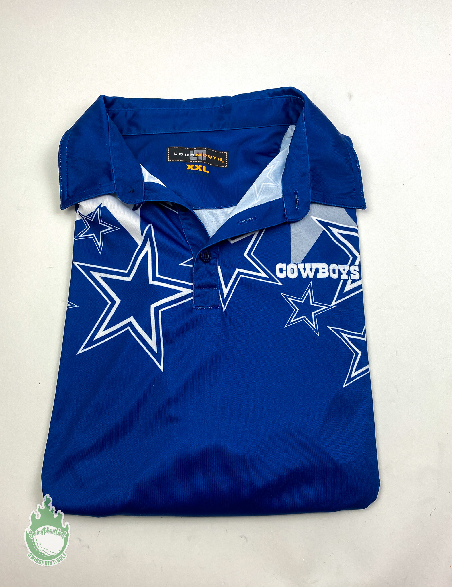 Loudmouth Golf Dallas Cowboys Fancy Polo