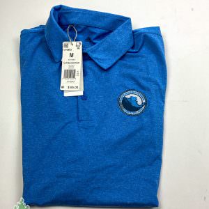 New with Tags Adidas Men's Ultimate 365 Golf Light Blue Heather Polo Sz: Medium