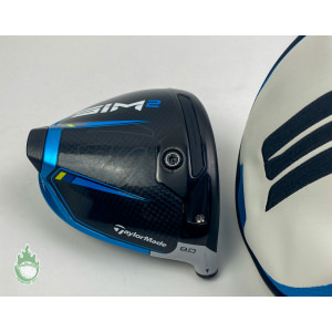 Tour Issued RH 2021 TaylorMade SIM 2 MAX Driver 8* HEAD ONLY Golf Club + Sign