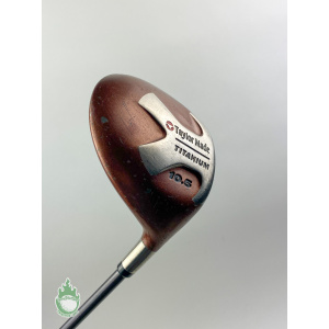 Used Right Handed TaylorMade Titanium Driver 10.5* Senior Flex Bubble Shaft