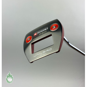 Used Right Hand Odyssey O Works Red Jailbird Mini 34.5" Putter Steel Golf Club