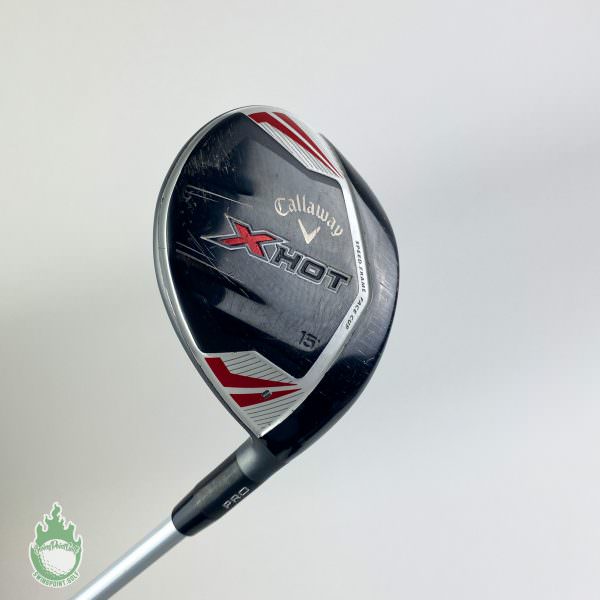 Used Callaway X Hot Pro 3 Wood 15* Project X PXv 6.0 Stiff