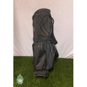 Used Black Vessel Lite Golf Cart/Carry/Stand Bag with Dual Straps
