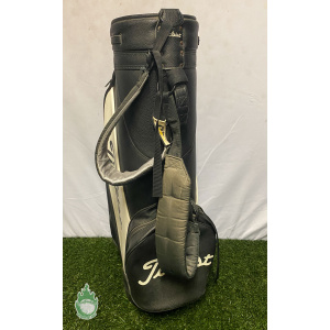 Vintage Titleist Mini Staff Golf Bag Black/White 3-Way - Dual Izzo Straps HMB