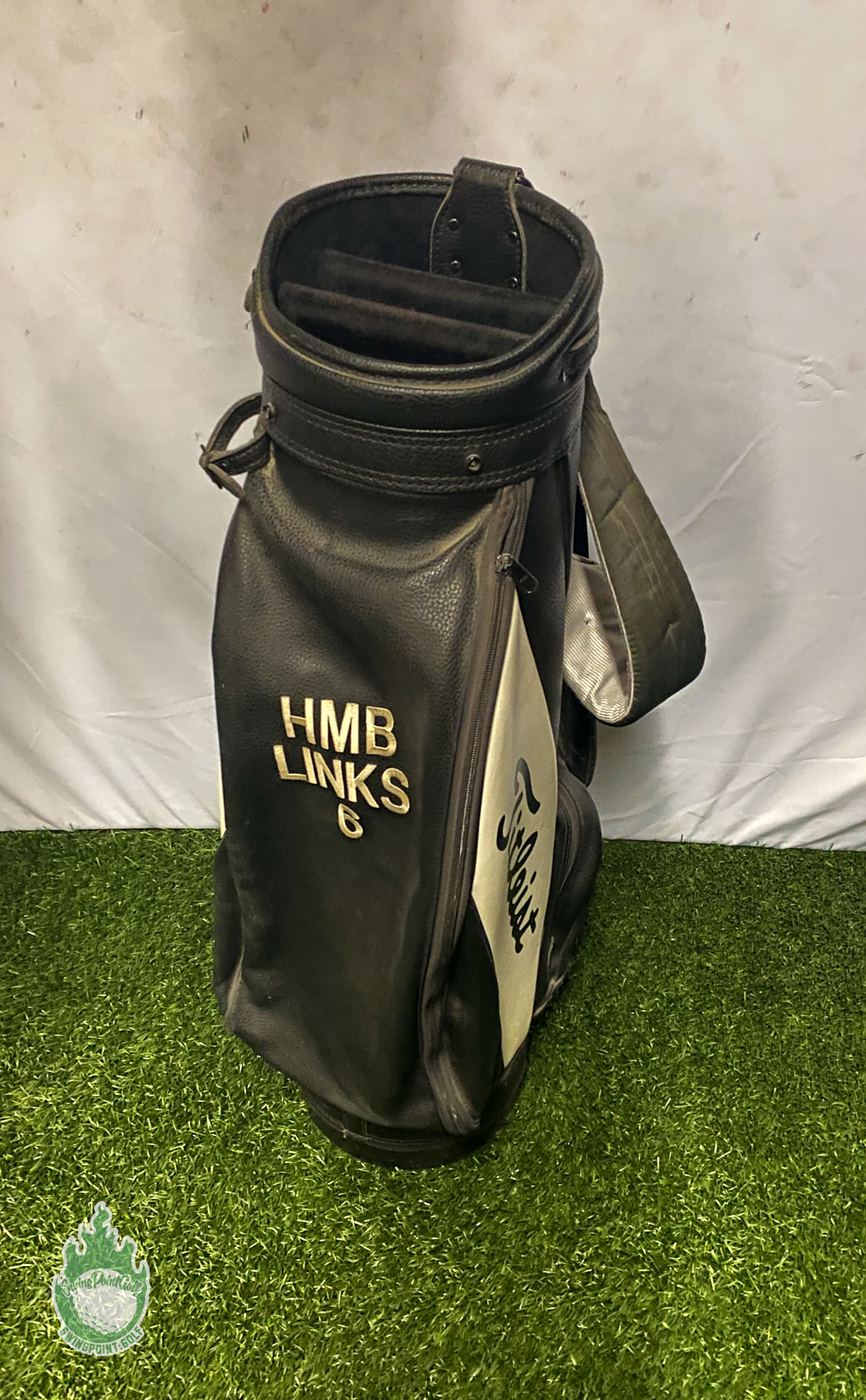 Hermès vintage black golf ball bag - 1990s second hand Lysis