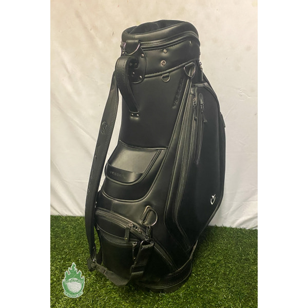 Used Black Vessel Prodigy Golf Cart/Carry Staff Bag 6/Way 11